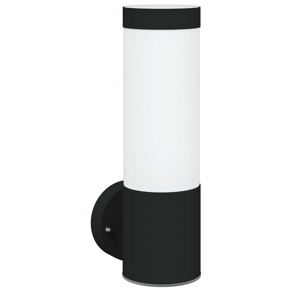 Lampada da parete per esterni Nero 12 x 7.5 x 27 cm