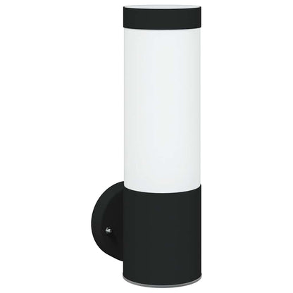 Lampada da parete per esterni Nero 12 x 7.5 x 27 cm