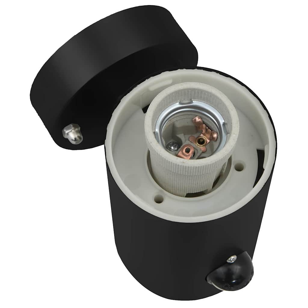 Lampada da parete per esterni Nero 12 x 7.5 x 29 cm