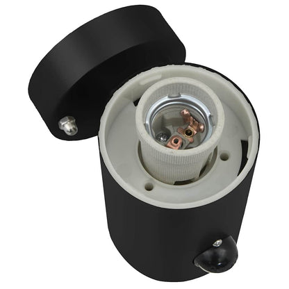 Lampada da parete per esterni Nero 12 x 7.5 x 29 cm