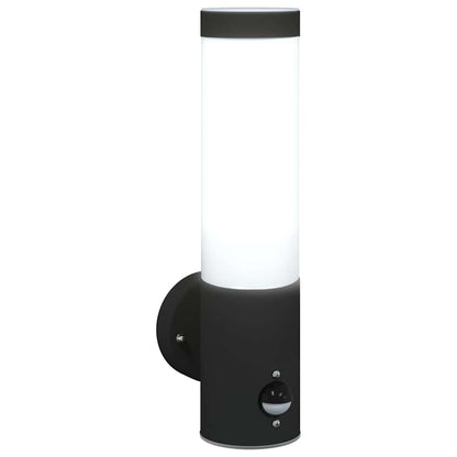 Lampada da Parete Esterna Nero 12 x 8,5 x 29 cm | homemem39