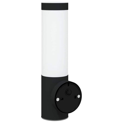 Lampade da Parete Esterne 2 pcs Nero 12 x 7.5 x 29 cm