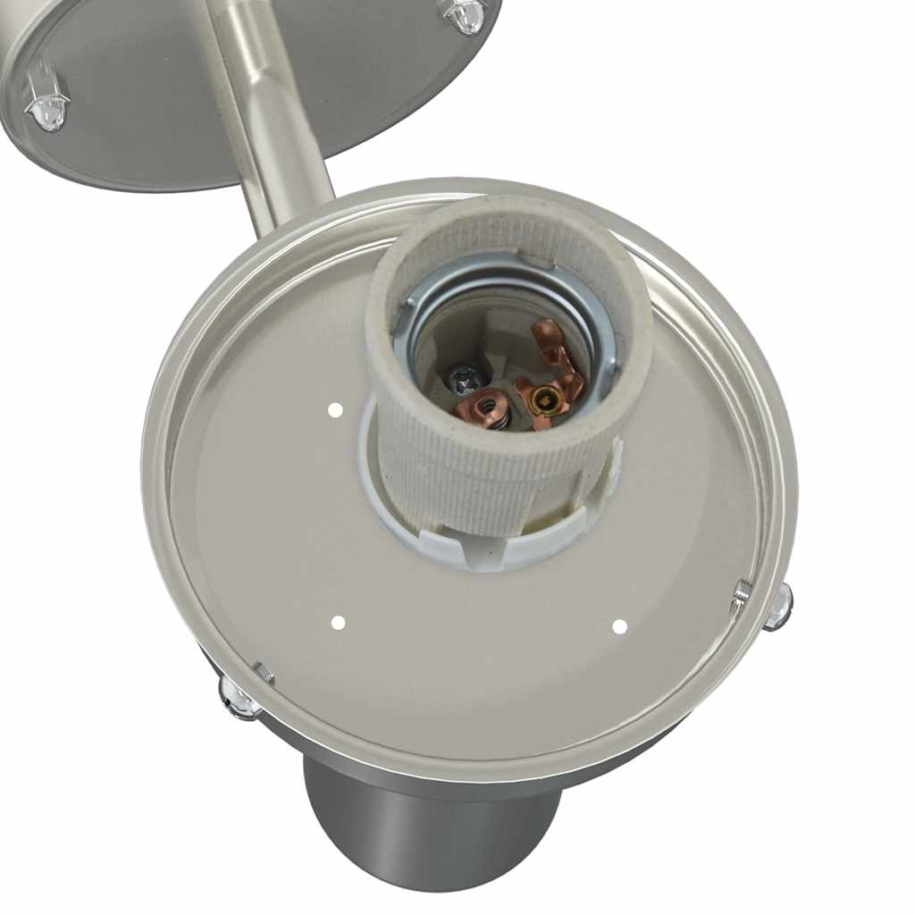 Lampada da Parete Esterna Argento 28 x 25 x 38 cm