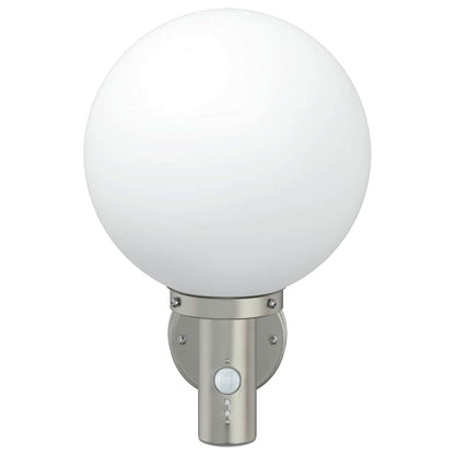 Lampade da Parete Esterne 2 pcs Argento 28 x 25 x 38 cm