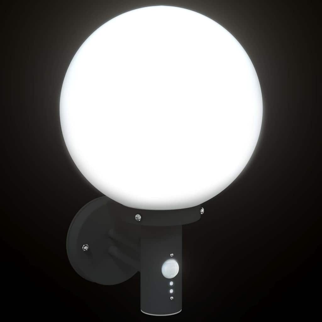 Lampada da Parete Esterna Nero 28 x 25 x 38 cm