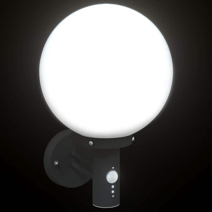 Lampada da Parete Esterna Nero 28 x 25 x 38 cm