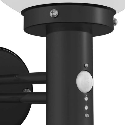 Lampade da Parete Esterne 2 pcs Nero 28 x 25 x 38 cm