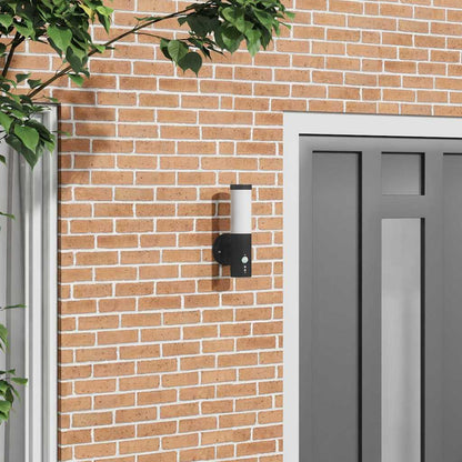 Lampada da Parete Esterna Nero 15 x 7,5 x 33 cm