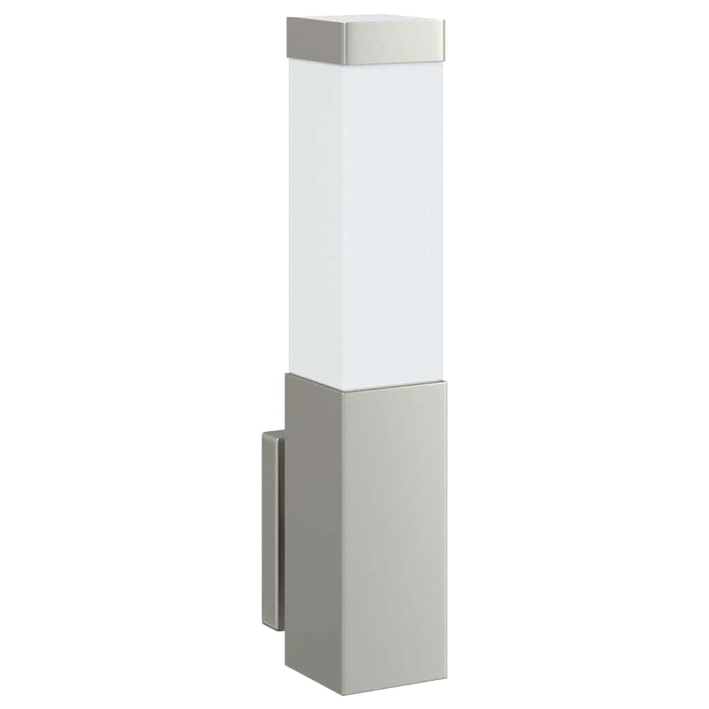 Lampada da parete per esterni Argento 10.5 x 6 x 35 cm
