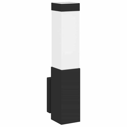 Lampada da parete per esterni Nero 10.5 x 6 x 35 cm