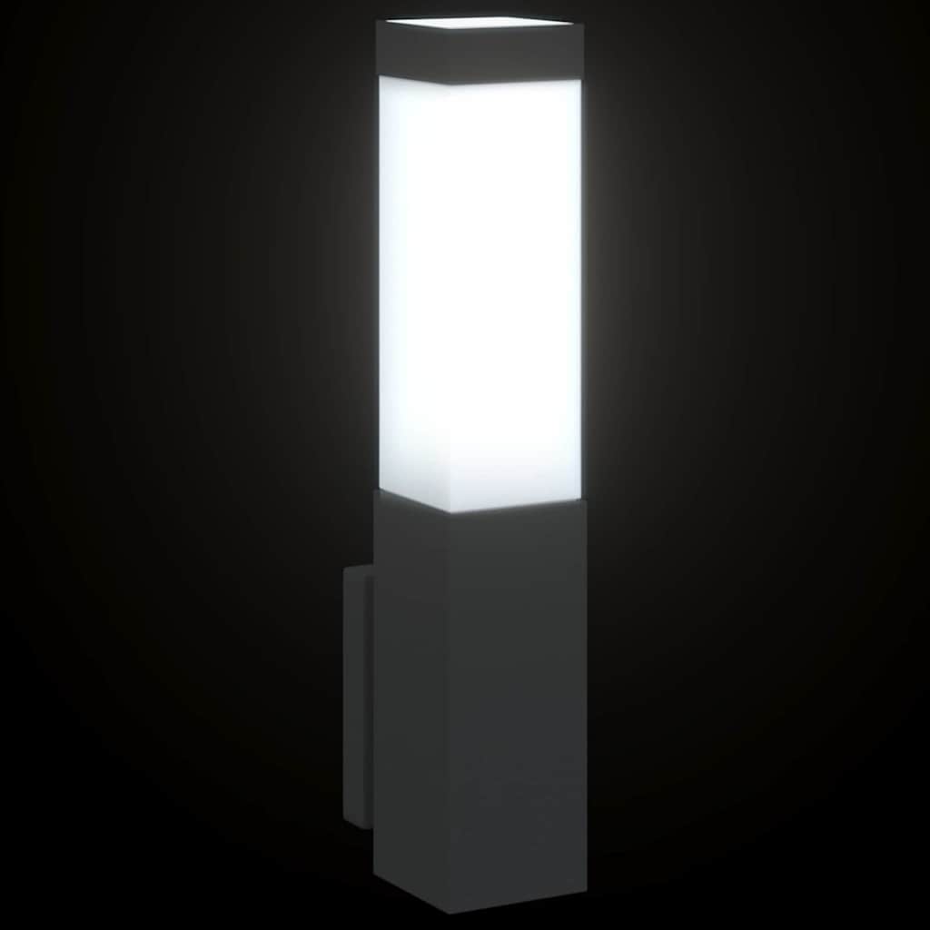 Lampada da parete per esterni Nero 10.5 x 6 x 35 cm