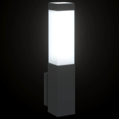 Lampada da parete per esterni Nero 10.5 x 6 x 35 cm