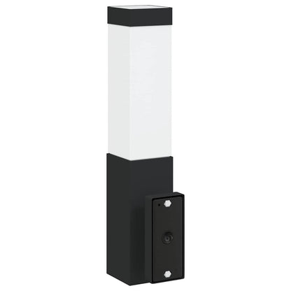 Lampade da Parete Esterne 2 pcs Nero 10.5 x 6 x 35 cm