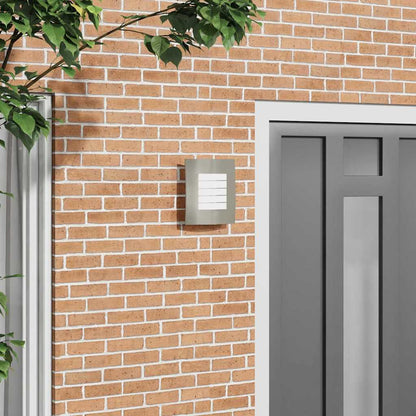 Lampada da parete per esterni Argento 23.5 x 10.5 x 26 cm