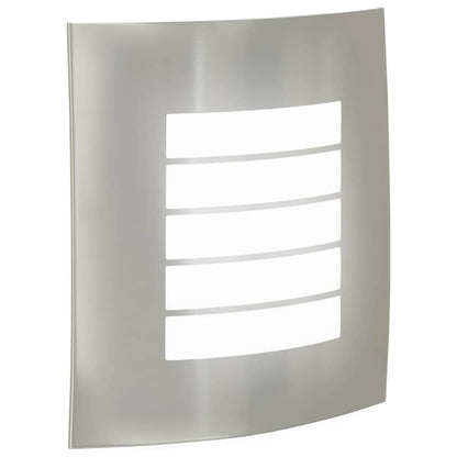 Lampade da Parete Esterne 2 pcs Argento 23.5 x 10.5 x 26 cm