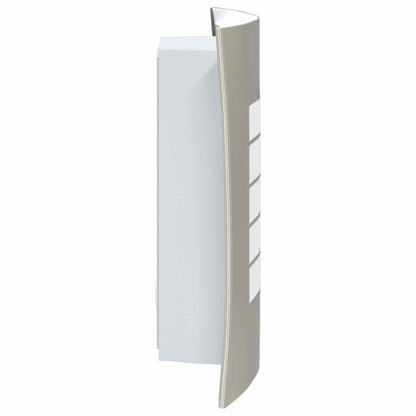 Lampade da Parete Esterne 2 pcs Argento 23.5 x 10.5 x 26 cm