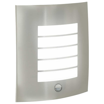 Lampada da parete per esterni 2 pcs Argento 23.5 x 10.5 x 26 cm