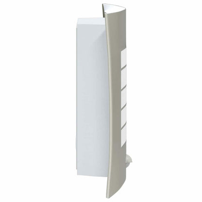 Lampada da parete per esterni 2 pcs Argento 23.5 x 10.5 x 26 cm