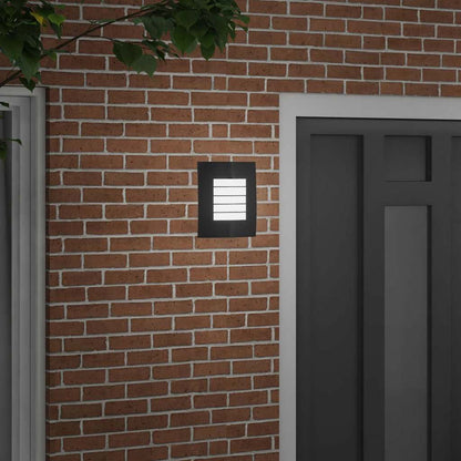 Lampada da parete per esterni Nero 23.5 x 10.5 x 26 cm