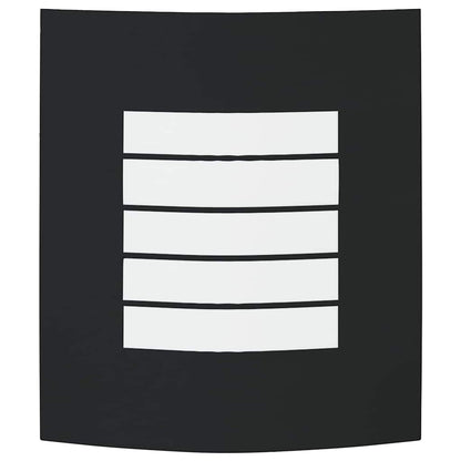 Lampade da Parete Esterne 2 pcs Nero 23.5 x 10.5 x 26 cm