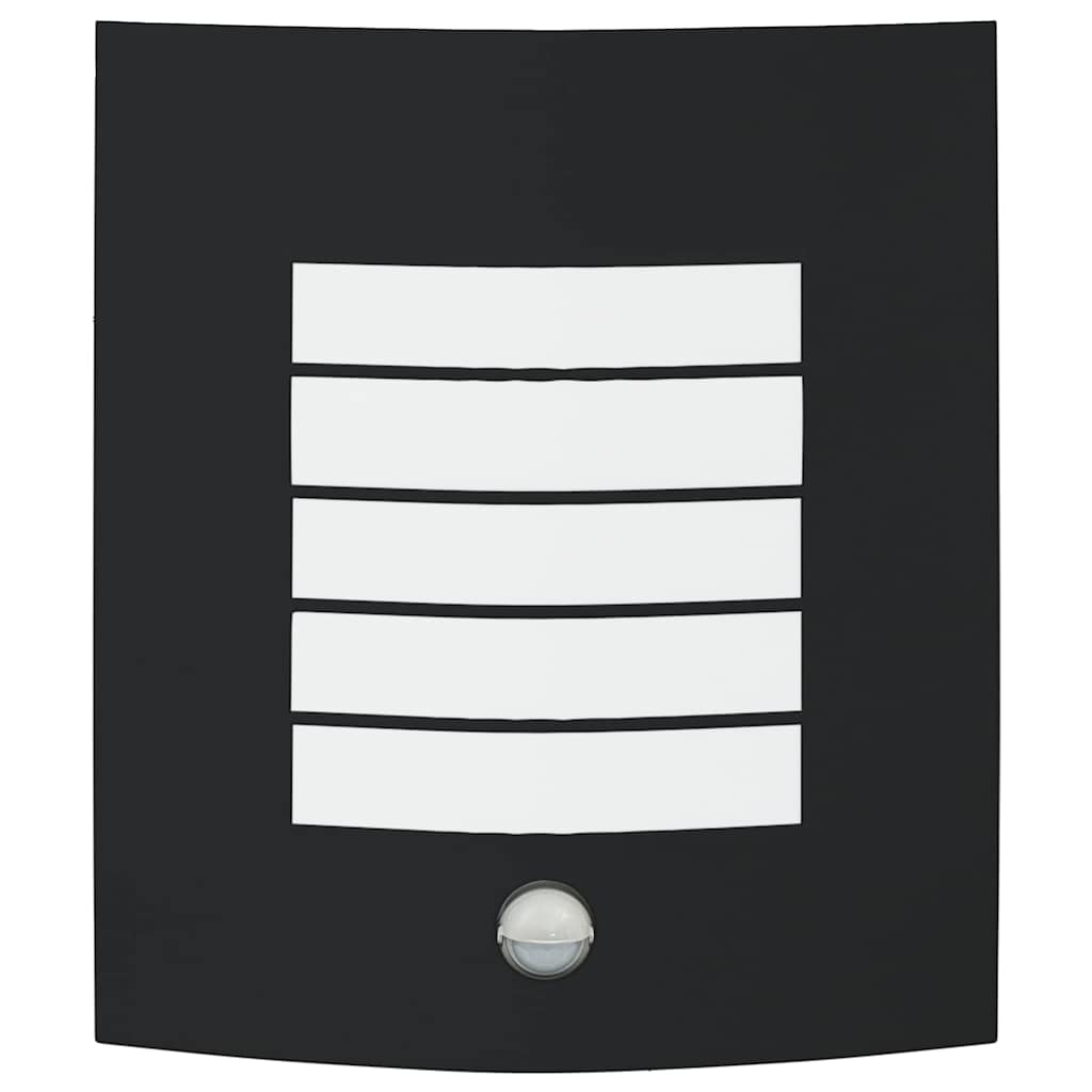 Lampada da parete per esterni 2 pcs Nero 23.5 x 10.5 x 26 cm