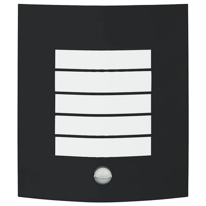 Lampada da parete per esterni 2 pcs Nero 23.5 x 10.5 x 26 cm