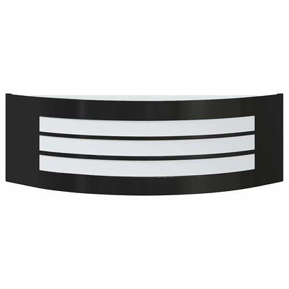 Lampada da Parete Esterna Nero 32 x 10 x 10 cm