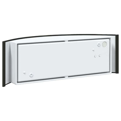 Lampade da Parete Esterne 2 pcs Nero 32 x 10 x 10 cm