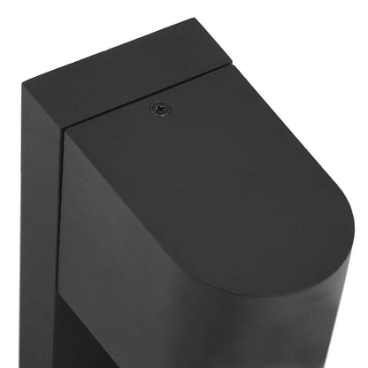 Lampada da parete per esterni Nero 12 x 7 x 15 cm