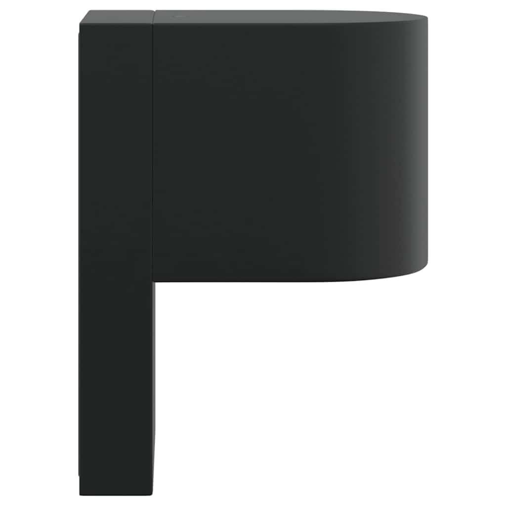 Lampada da parete per esterni Nero 12 x 7 x 15 cm