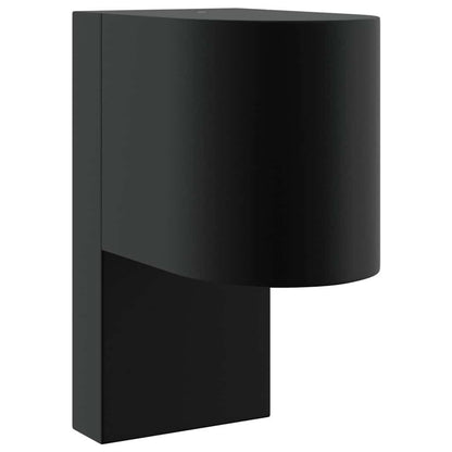 Lampade da Parete Esterne 2 pcs Nero 12 x 7 x 15 cm