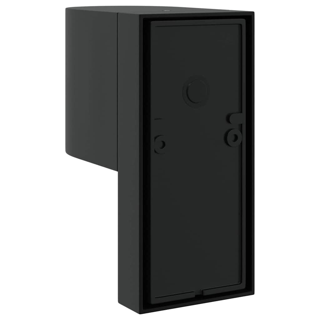 Lampade da Parete Esterne 2 pcs Nero 12 x 7 x 15 cm