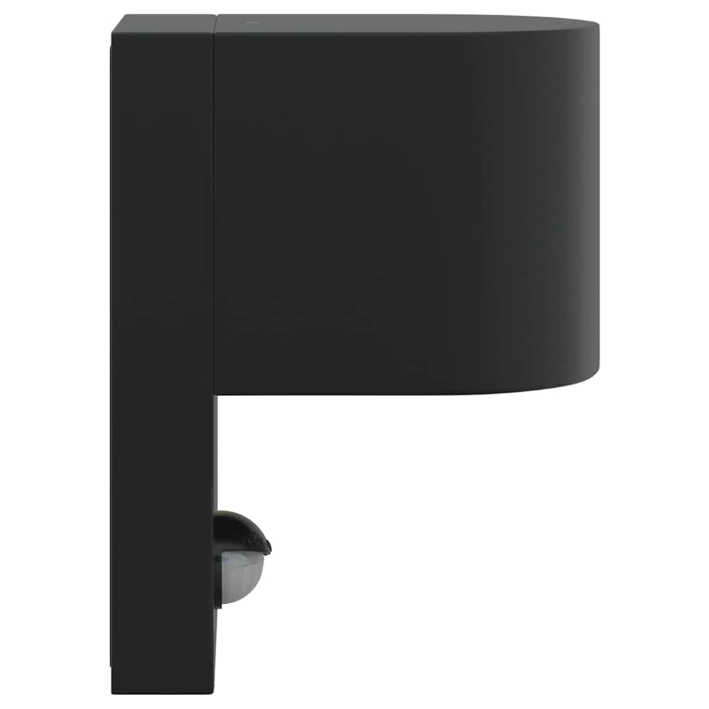 Lampade da Parete Esterne 2 pcs Nero 12 x 7 x 15 cm