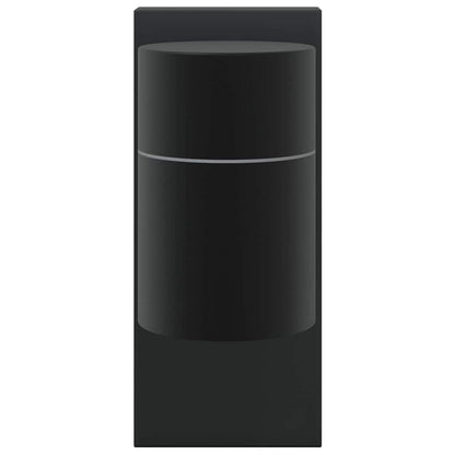 Lampade da Parete Esterne 2 pcs Nero 6.5 x 10.5 x 16 cm