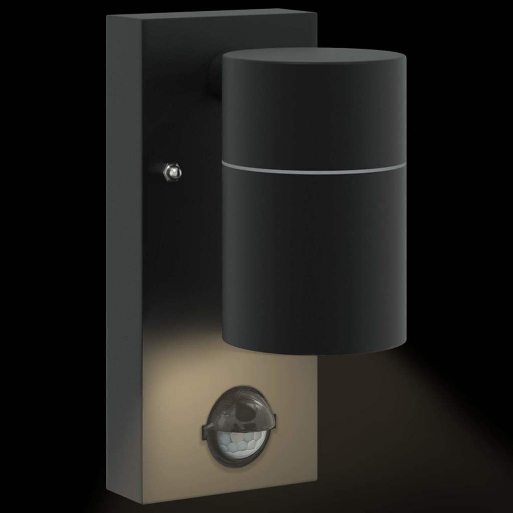 Lampada da Parete Esterna Nero 6,5 x 10,5 x 16 cm | homemem39