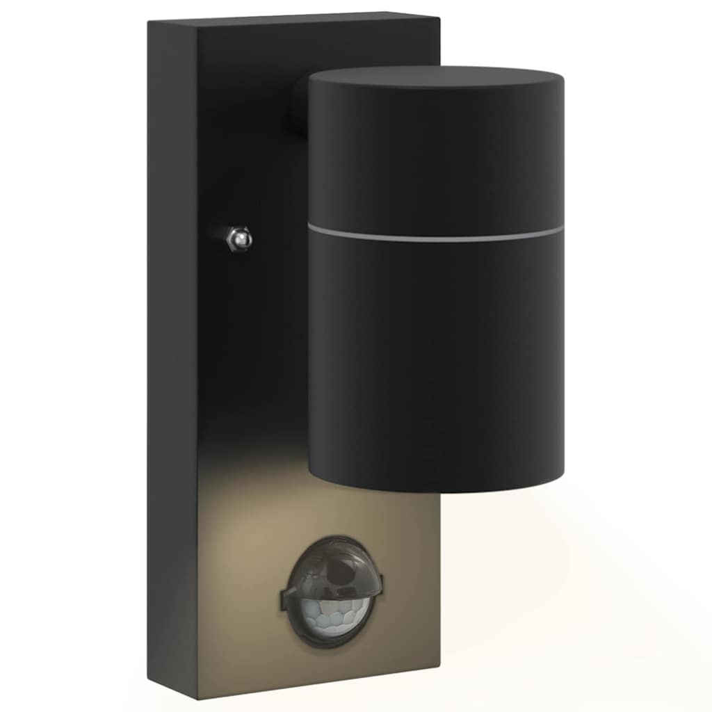 Lampada da Parete Esterna 2 pcs Nero 6,5 x 10,5 x 16 cm | homemem39