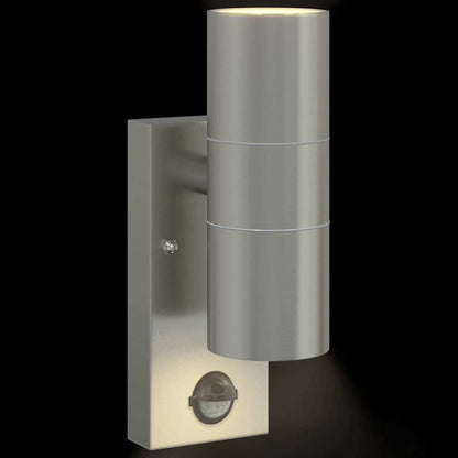Lampada da Parete Esterna Argento 7 x 10 x 22 cm | homemem39