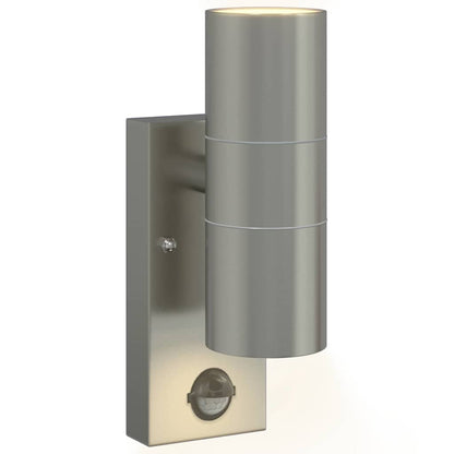 Lampada da Parete Esterna 2 pcs Argento 7 x 10 x 22 cm | homemem39