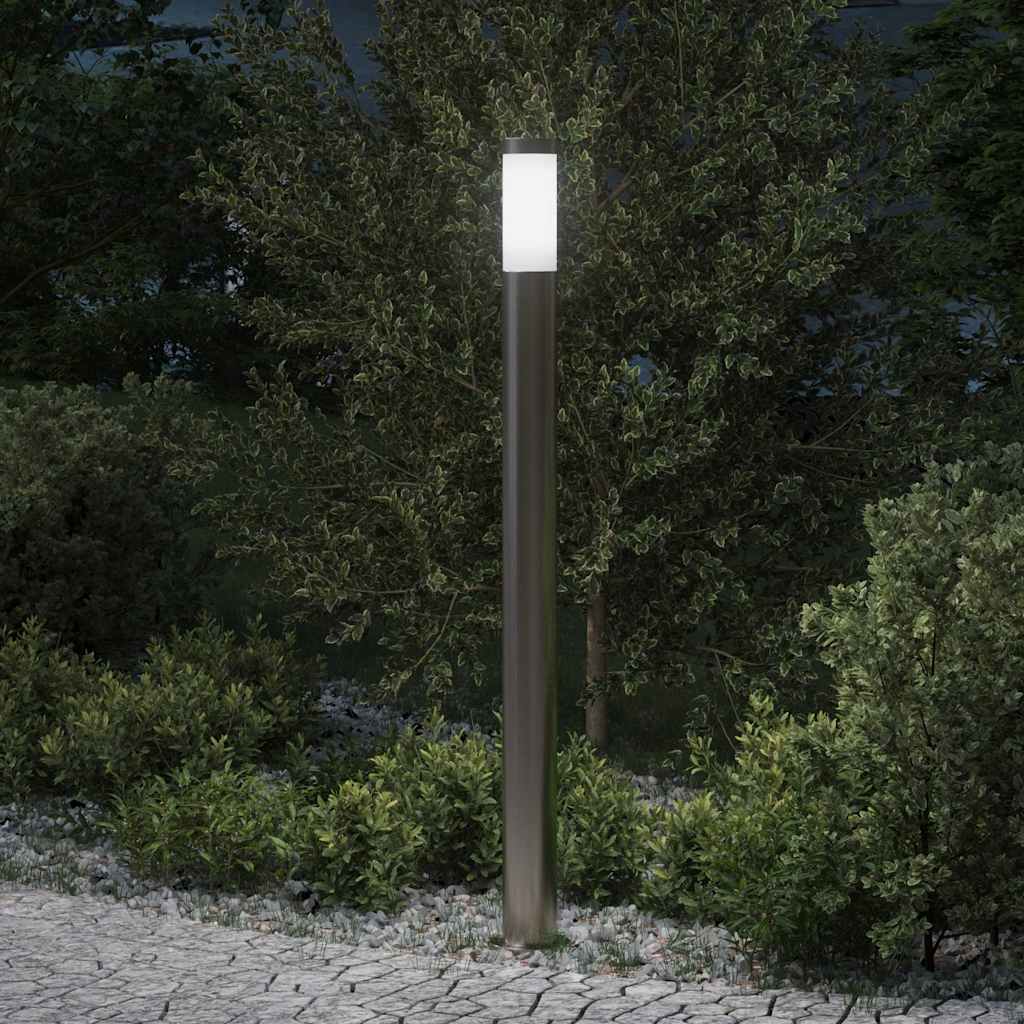 Lampada a paletto 110 cm in Acciaio Inox IP44