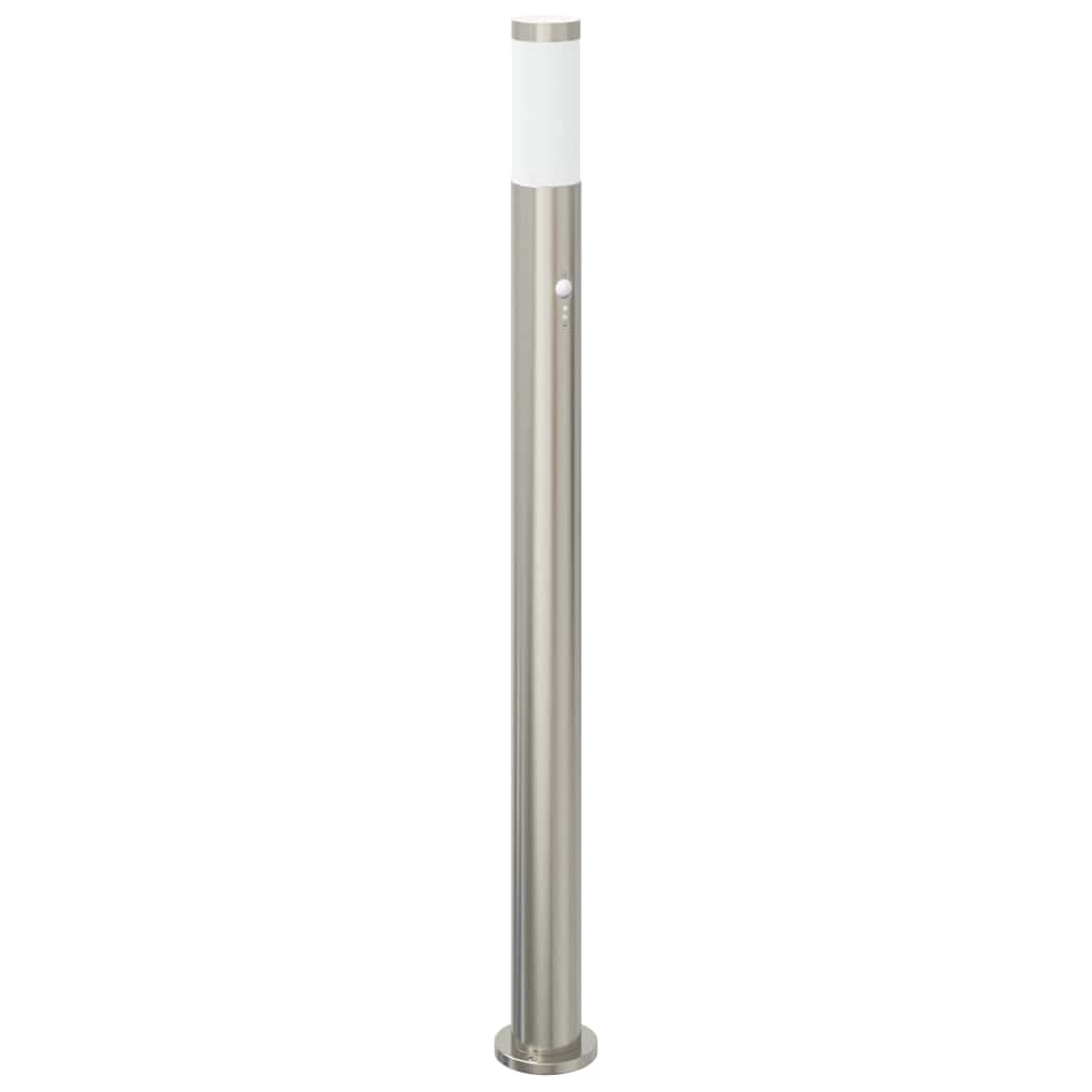 Lampada a paletto con sensore 110 cm Acciaio Inox IP44 | homemem39