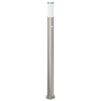 Lampada a paletto con sensore 110 cm Acciaio Inox IP44 | homemem39