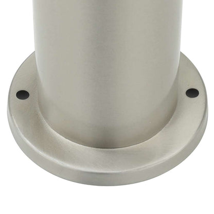 Lampioni a paletto con sensore e presa 3 pz 80 cm Acciaio Inox IP44 | homemem39