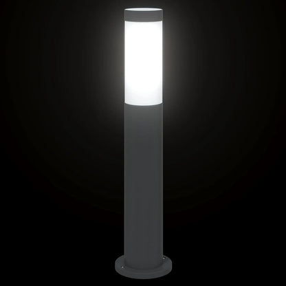 Lampioni a palo 3 pz 50 cm Acciaio Inox IP44 | homemem39