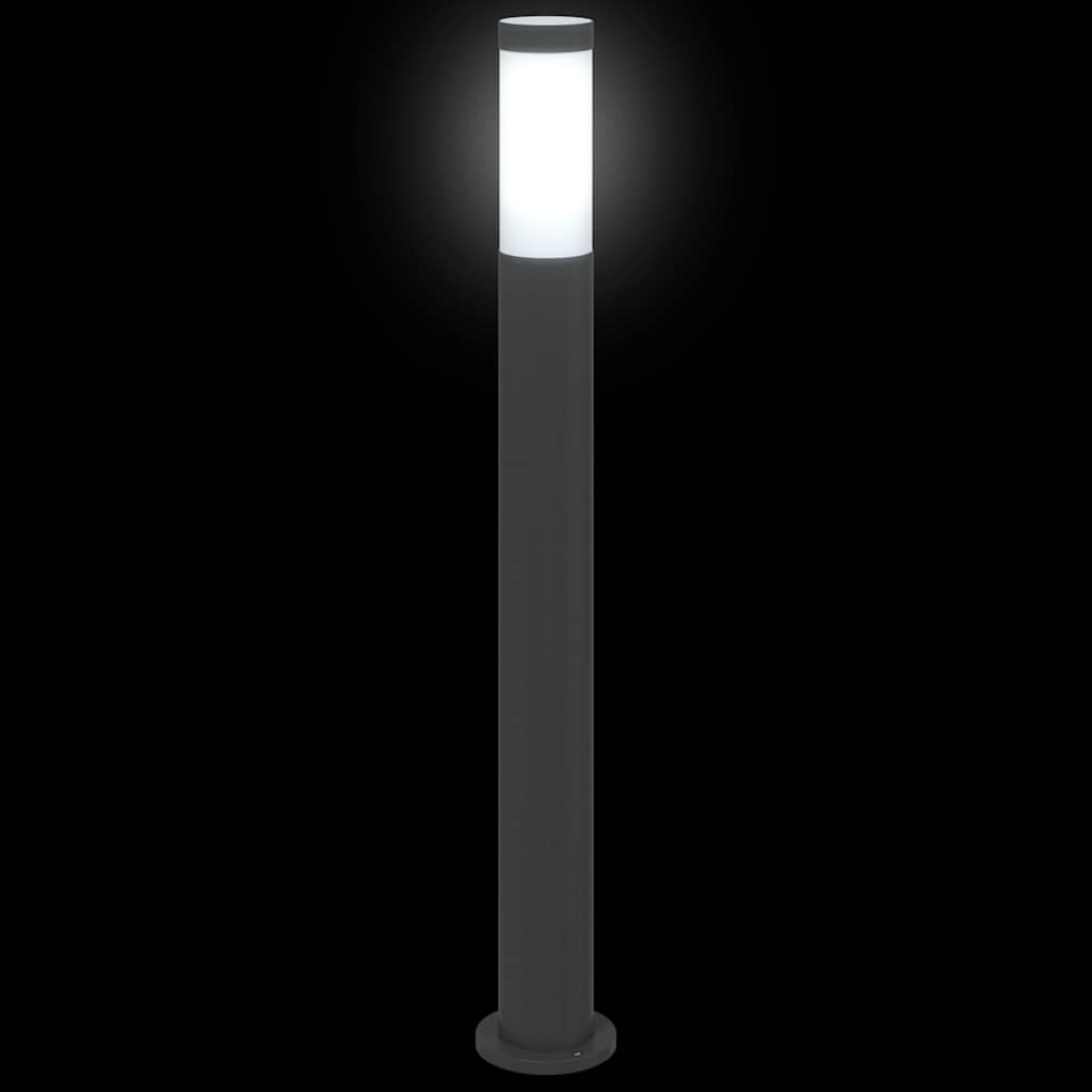 Lampada a paletto 80 cm in Acciaio Inox IP44