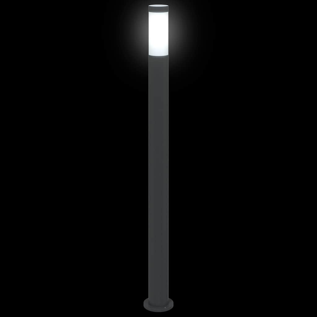Lampada a paletto 110 cm in Acciaio Inox IP44