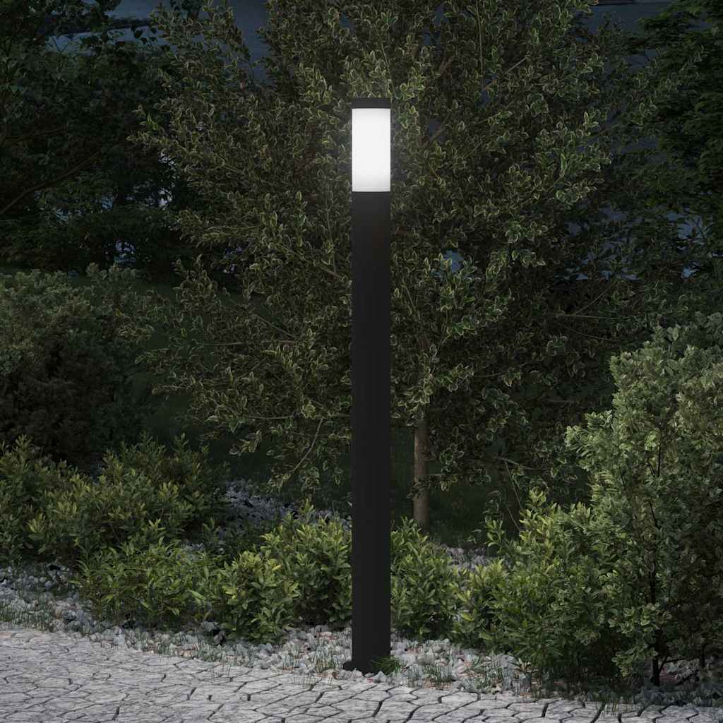 Lampada a paletto 110 cm in Acciaio Inox IP44