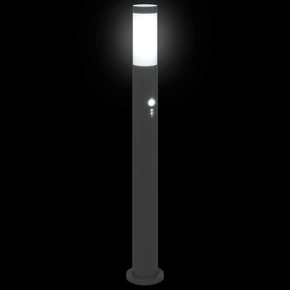 Lampioni a dissuasore con sensore 3 pz 80 cm Acciaio Inox IP44 | homemem39