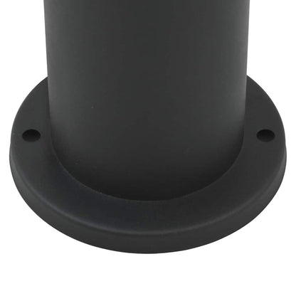 Lampioni a palo con presa elettrica 3 pz 80 cm Acciaio Inox IP44 | homemem39