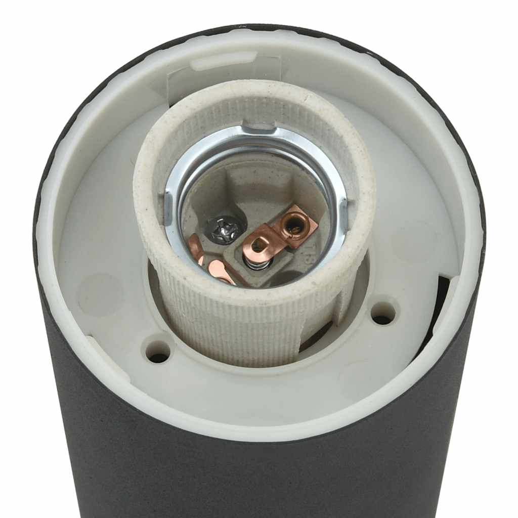 Lampioni a dissuasore con sensore e presa 3 pz 50 cm Acciaio Inox IP44 | homemem39