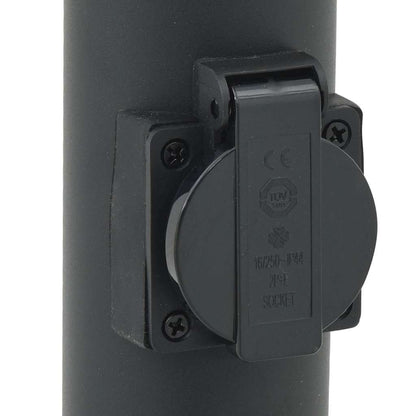 Lampioni a dissuasore con sensore e presa 3 pz 110 cm Acciaio Inox IP44 | homemem39